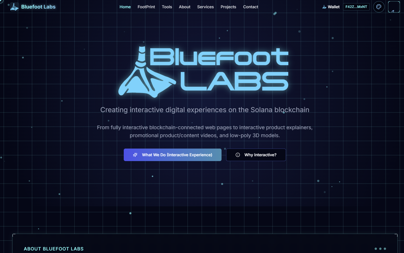 Bluefoot Labs screenshot